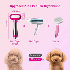 PARSMARDO pet-safe design with cushioned slicker brush reduces irritation while grooming
