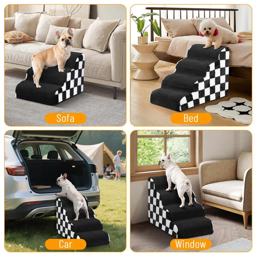 PasTard non-slip base keeps the steps steady on hardwood floors during daily use.