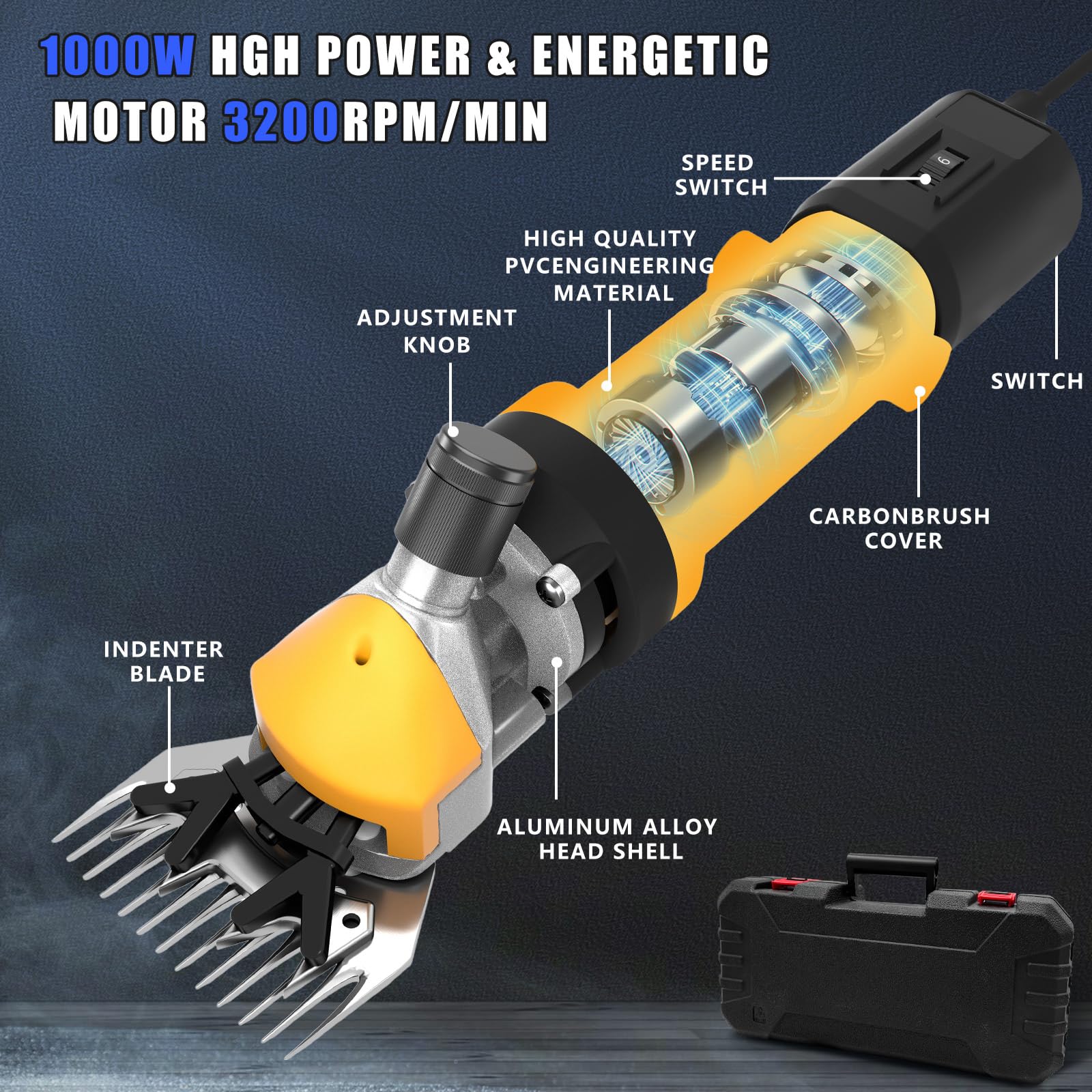 PAT JUUMG two blades ensure clean cuts and animal safety