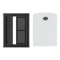 PATAPLUS dog door side profile highlights durable construction for long-lasting use