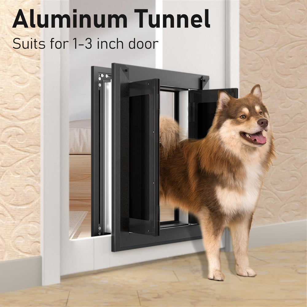 PATAPLUS telescoping tunnel demonstrates flexible fit for multiple door thicknesses
