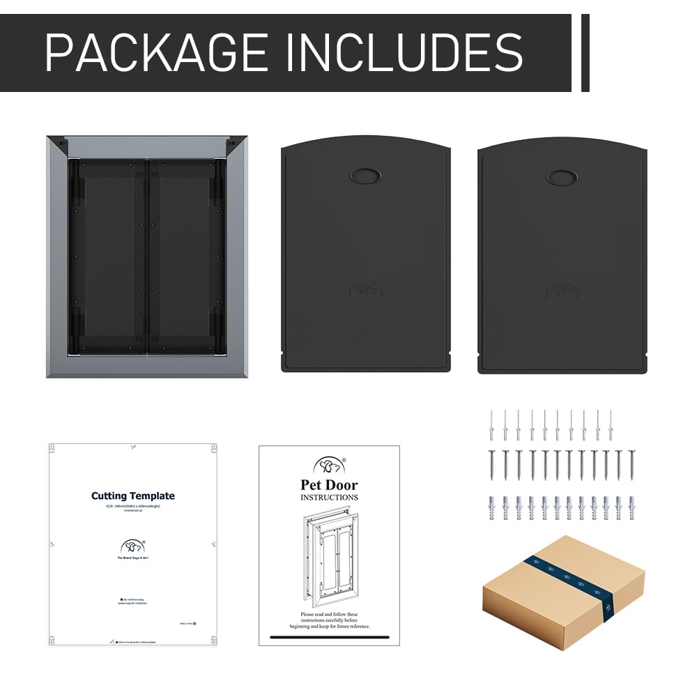 PATAPLUS door in use demonstrates effortless pet entry and exit.