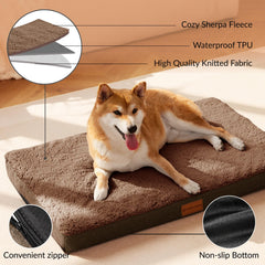 Patas Lague bed anti-slip bottom keeps pets secure during use.