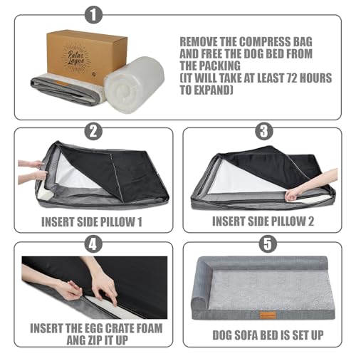 Patas Lague bed in color options showcasing soft fabric and size variety