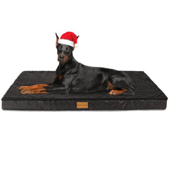 Patas Lague orthopedic jumbo dog bed full product shot highlights large-scale comfort for big dogs