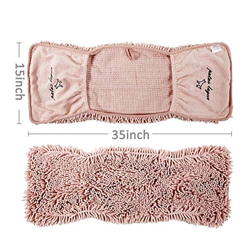 Patas Lague quick-dry microfiber towel for faster post-bath drying.