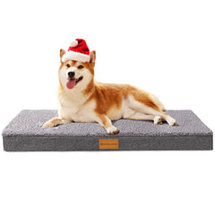 Patas Lague orthopedic dog bed egg crate foam close-up for joint comfort and restful sleep