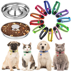 Patelai puppy bowls in stainless steel for durable feeding