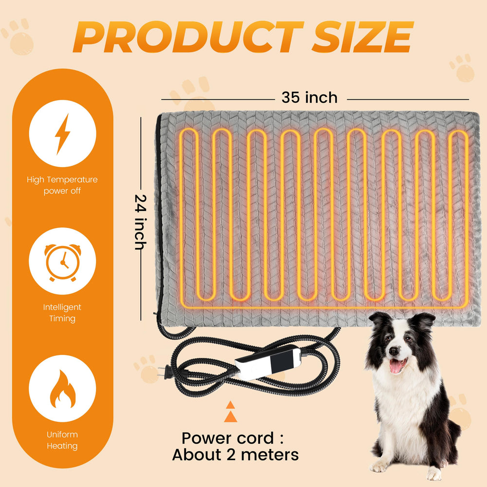 PatiencET cat-on-heated-pad cozy spot showcases comfort for indoor lounging