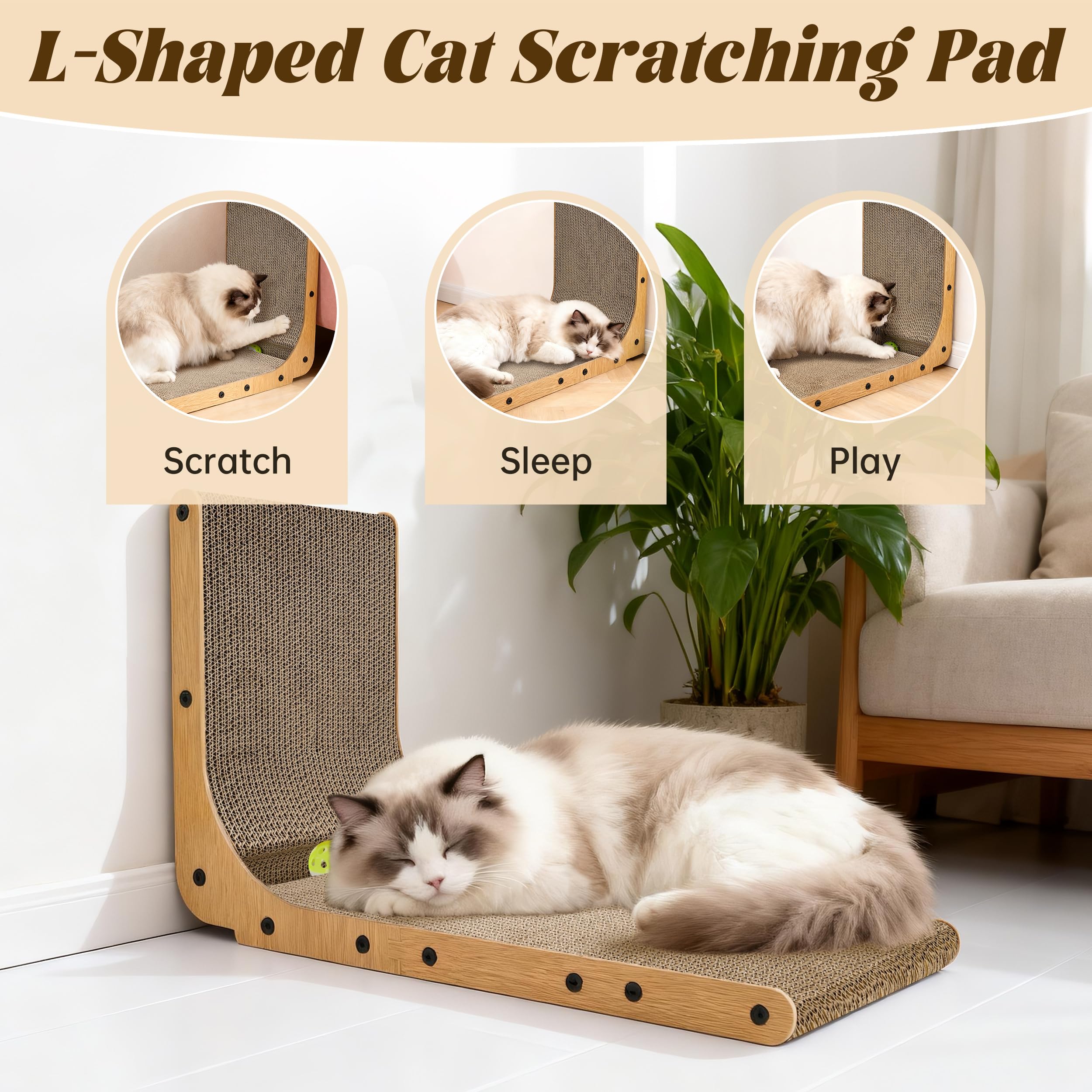 PatiencET 26-inch arch tunnel inspires scratching, play, and cozy hiding spots.
