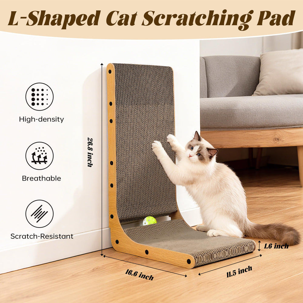 PatiencET scratching board laid flat offers a comfy lounging pad and boredom relief.