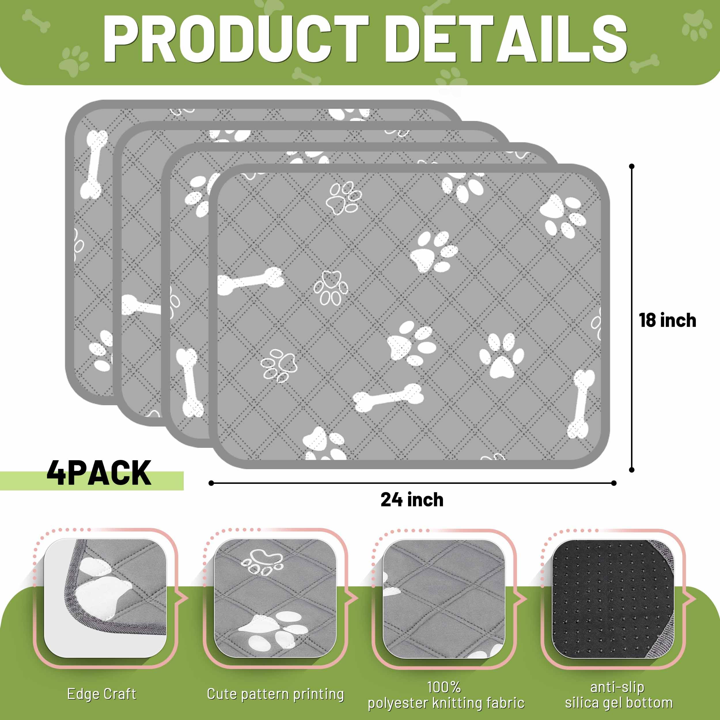 PatiencET skin-friendly pad non-slip back promotes safer placement