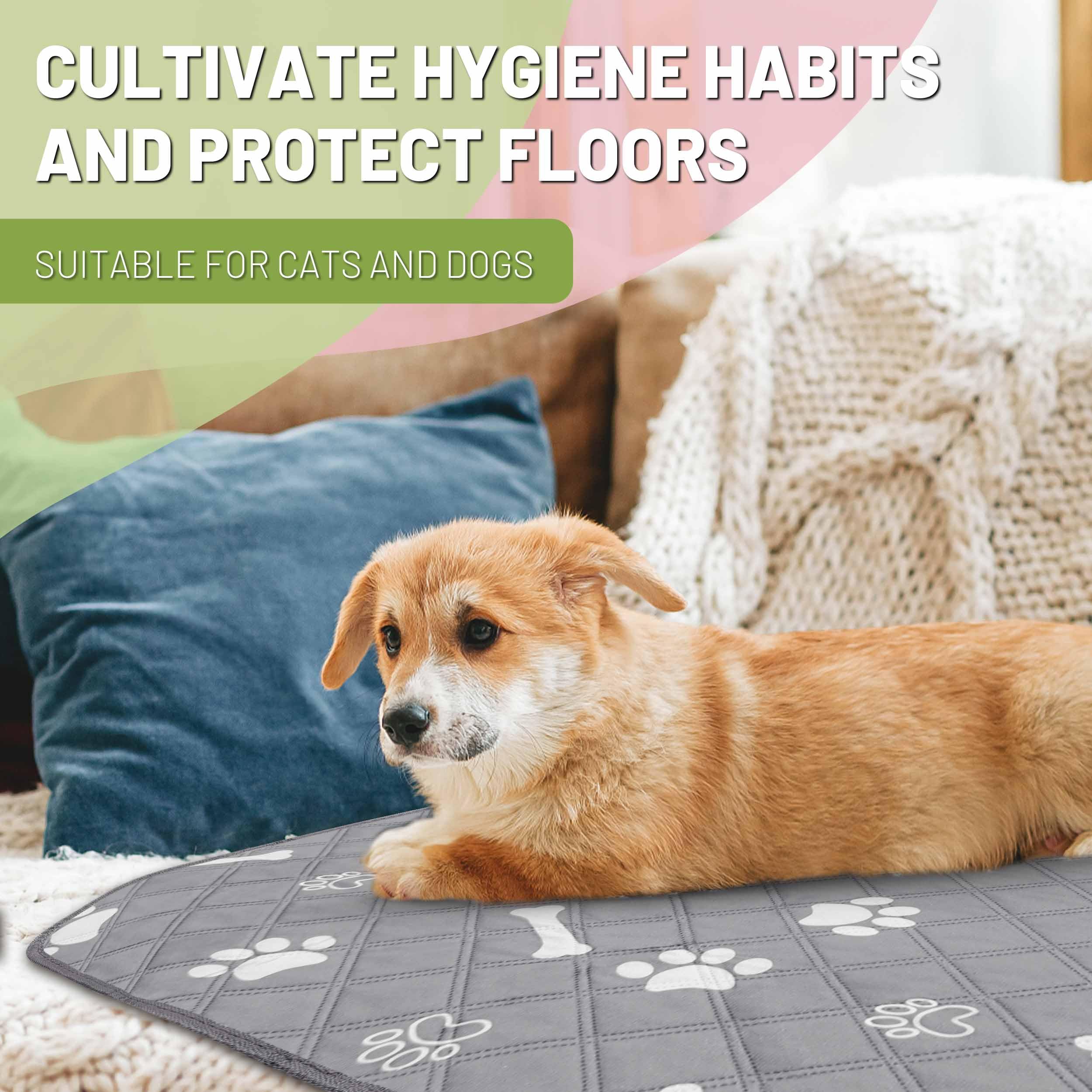 PatiencET wash-and-dry friendly pad shows easy maintenance.