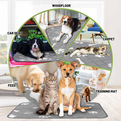 PatiencET pad displays skin-friendly surface for cozy puppy training sessions.