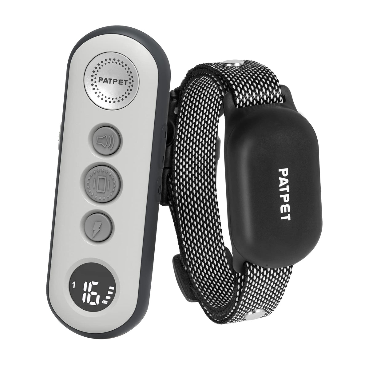 PATPET dog training collar remote for long-range training and two-dog control
