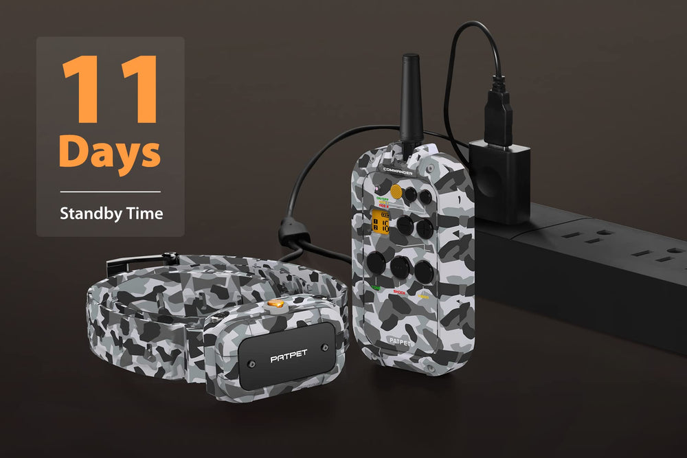 PATPET remote with battery indicator for easy charge monitoring