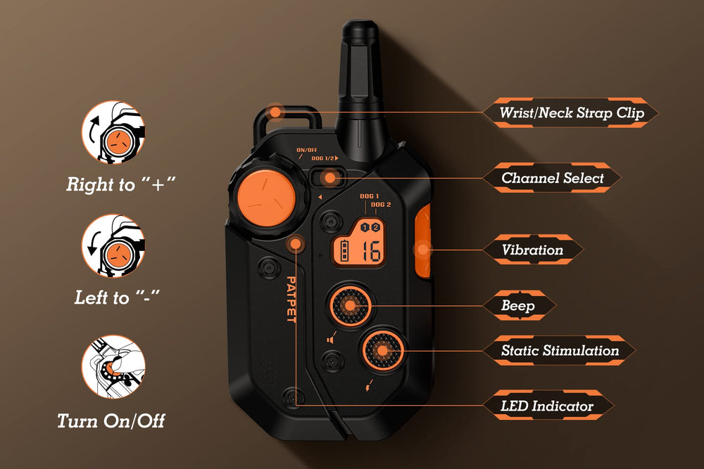 PATPET training kit image features treat bag, clicker, and whistle.