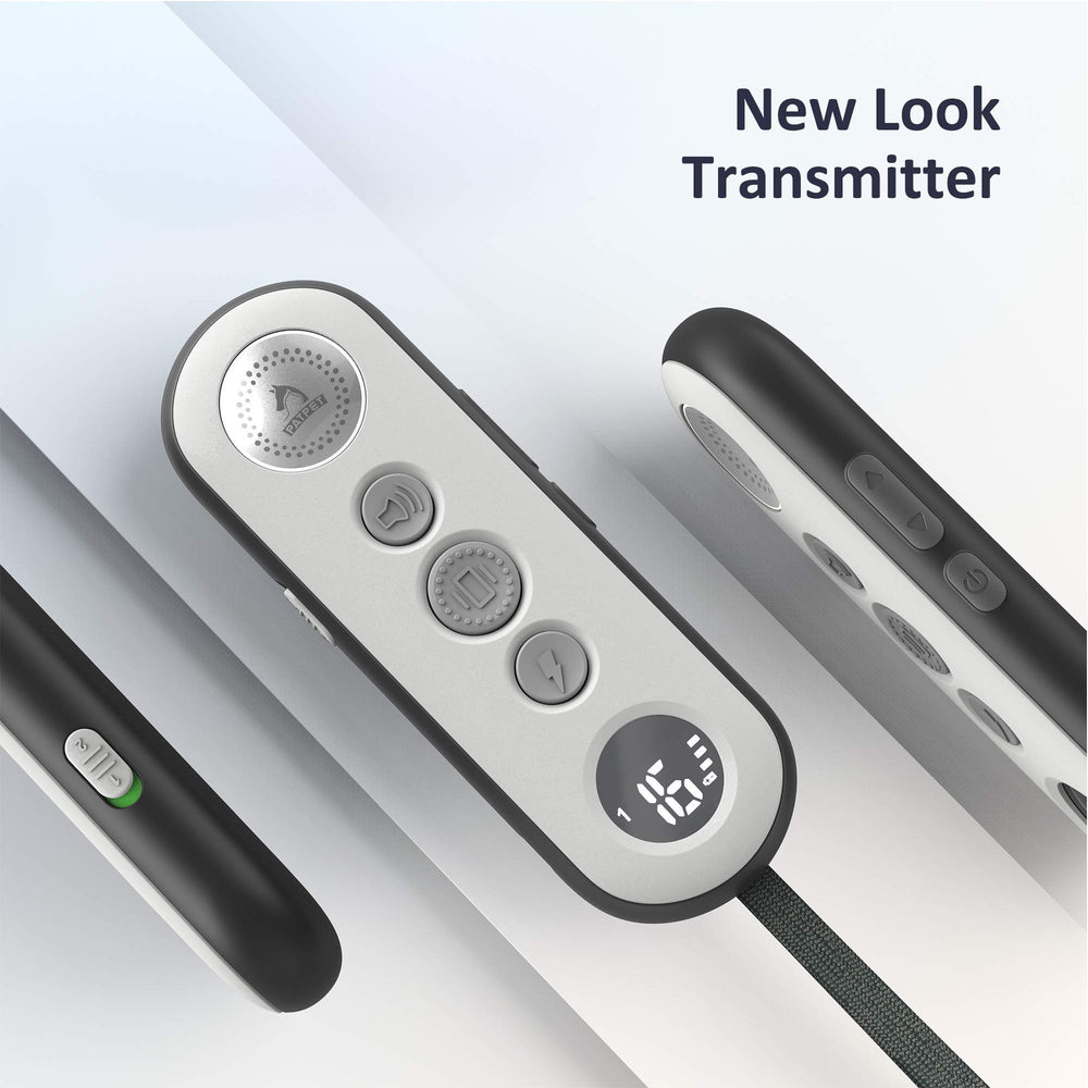 PATPET training modes with tone, vibration, and adjustable static shock