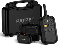 Patpet two-dogs training collar remote for simultaneous training sessions