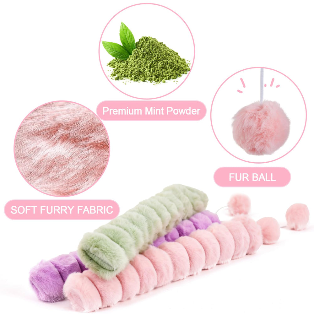 PATTEPOINT cat toy pillows organic mint filling adds gentle aroma for curiosity.