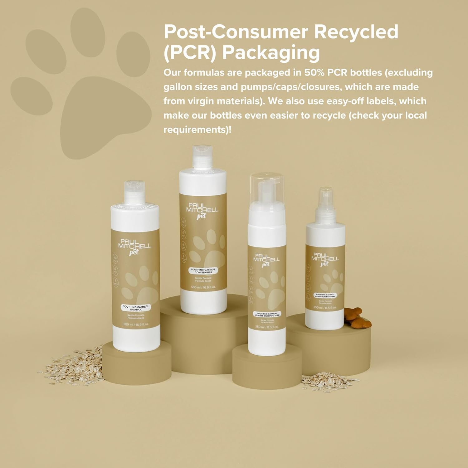 Paul Mitchell Pet Soothing Oatmeal Conditioner post-bath coat looks soft and brushable.