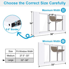 Paulmele cat door window open-pass captures easy pet passage between rooms.