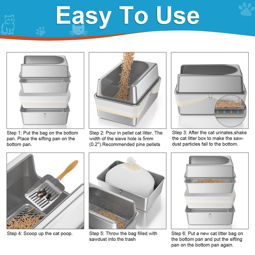 Paulmele odor control graphic notes double protection from metal surface and pellets