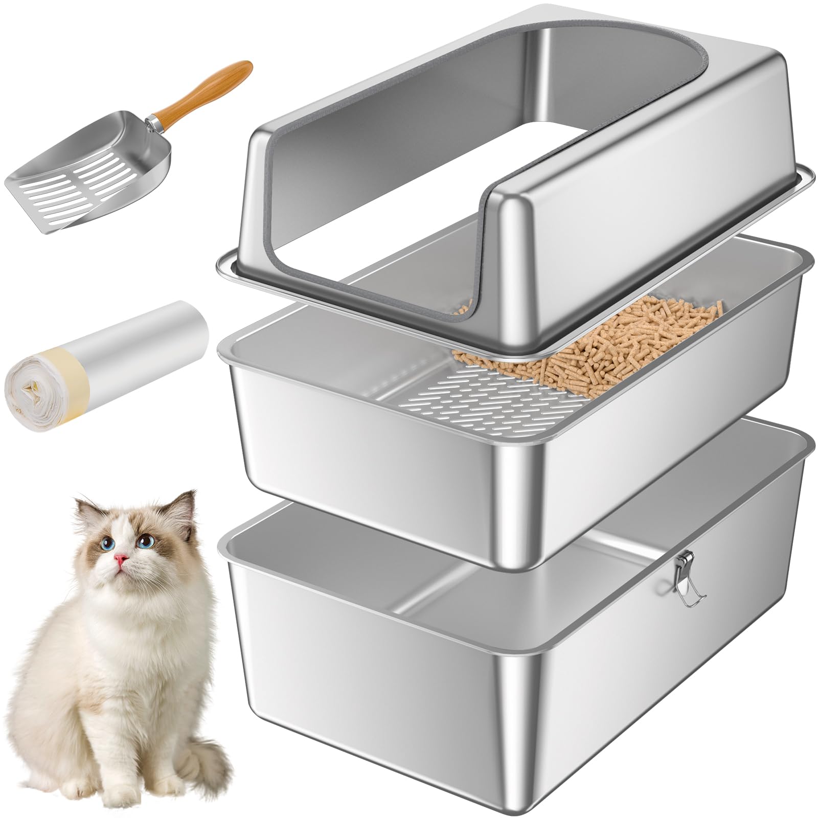 Paulmele liners and scoop included image shows ready to use setup