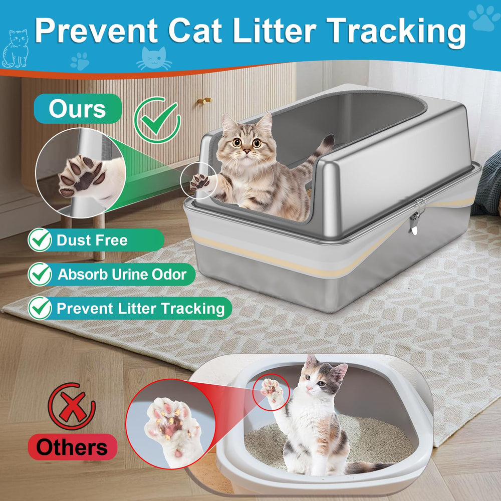 Paulmele XL spacious interior for large cats to turn and rest comfortably.