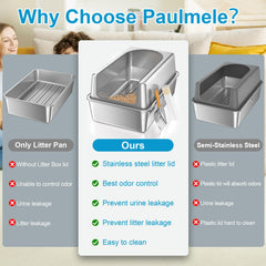 Paulmele XL sifting-pan holes for effortless shake-and-separate sawdust.