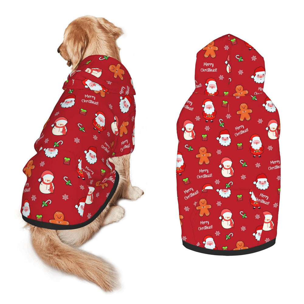 PAUSEBOLL dog Christmas hoodie front view—festive warmth for daily walks.