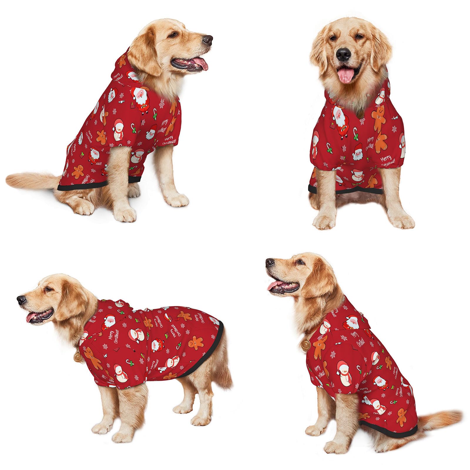 PAUSEBOLL Christmas hoodie pocket close-up—snack storage during outdoor adventures.