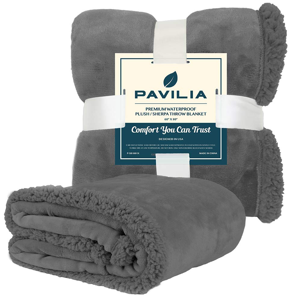Pavilia machine-washable blanket simplifies cleanup after spills and messes.