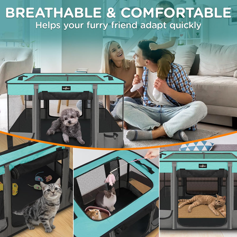 PAW BALLET waterproof bottom image highlights easy cleanup after spills.