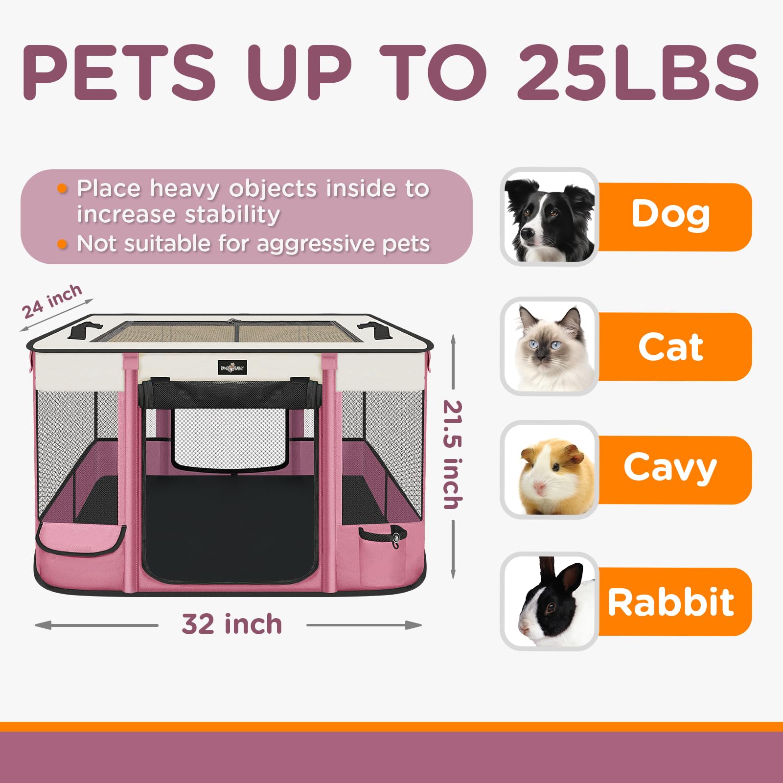 PAW BALLET waterproof bottom for quick cleaning after spills