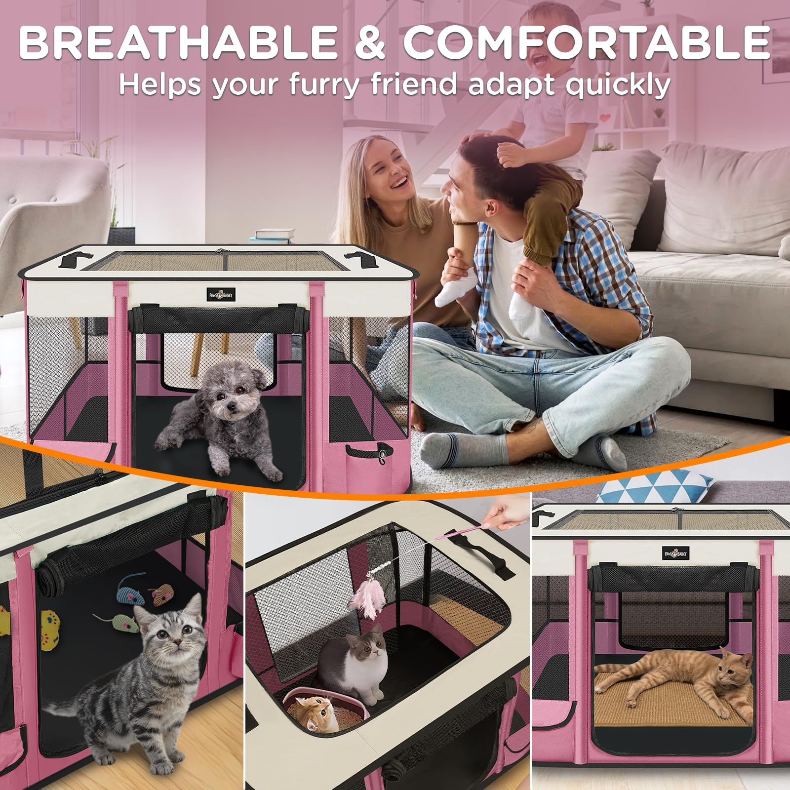 PAW BALLET portable foldable design with carrying case