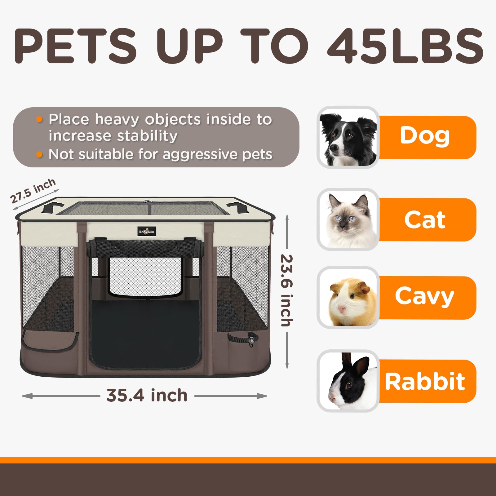 PAW BALLET Strong Joint Construction enhances pet safety and stability.
