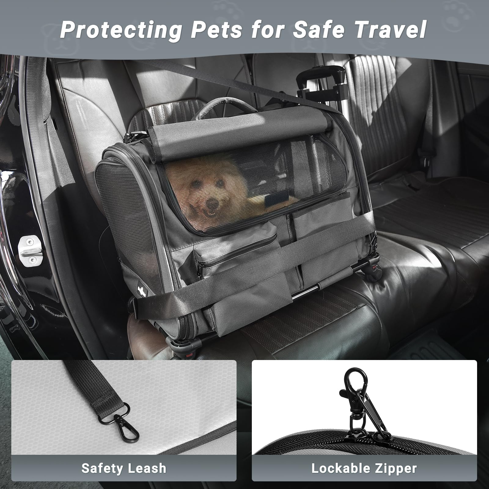 PAW BALLET waterproof rain cover protecting pet and gear