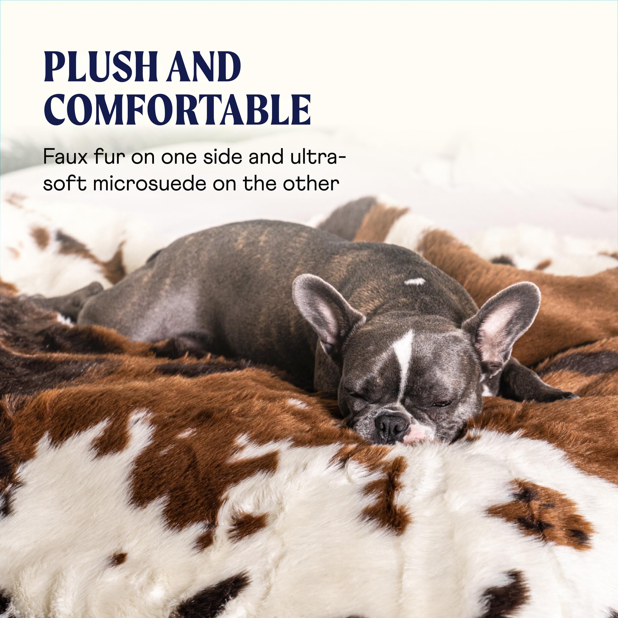 PAW BRANDS PupProtector bed coverage offers a warm, inviting surface for napping pets.