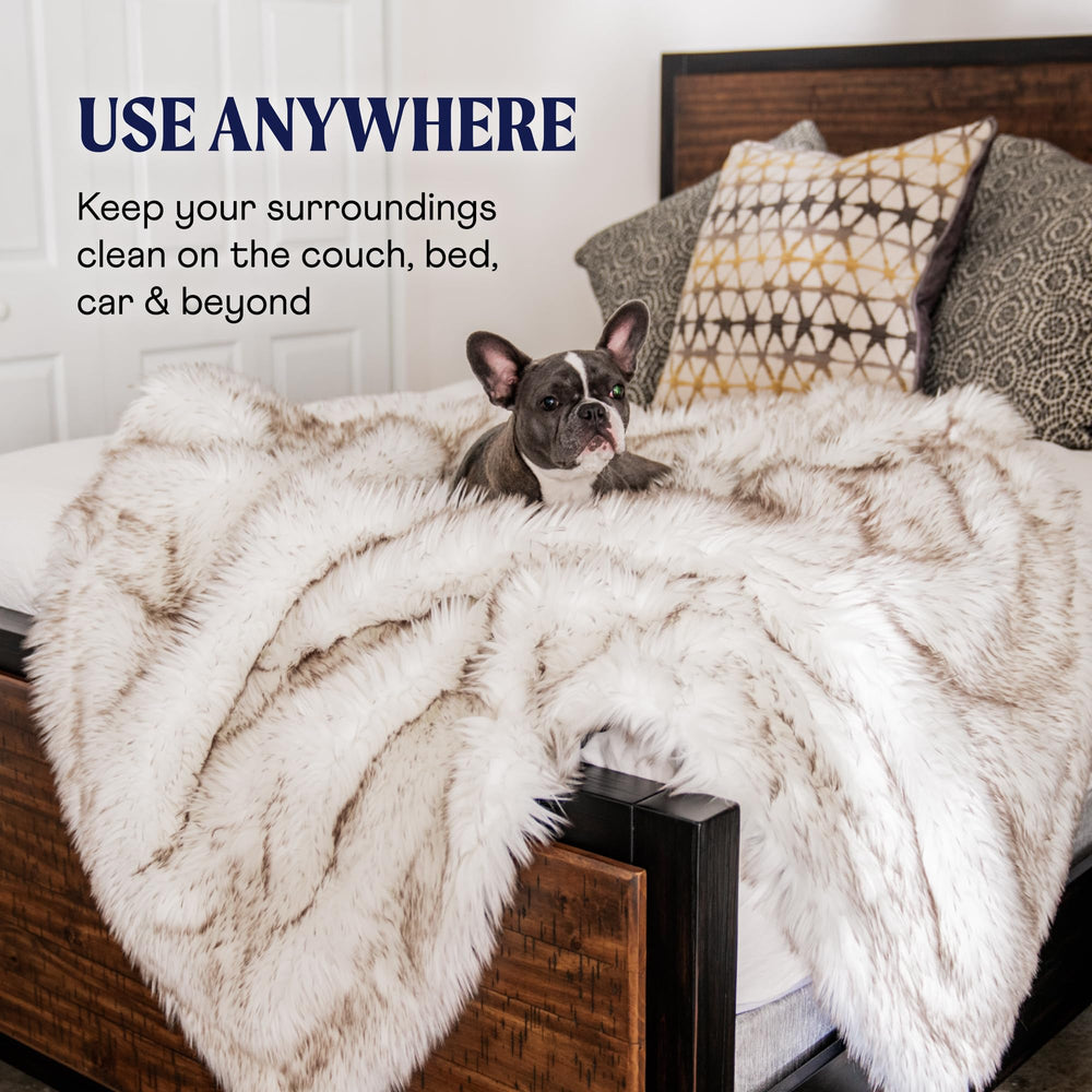PAW BRANDS PupProtector brown-accents-detail adds warm style to any room.