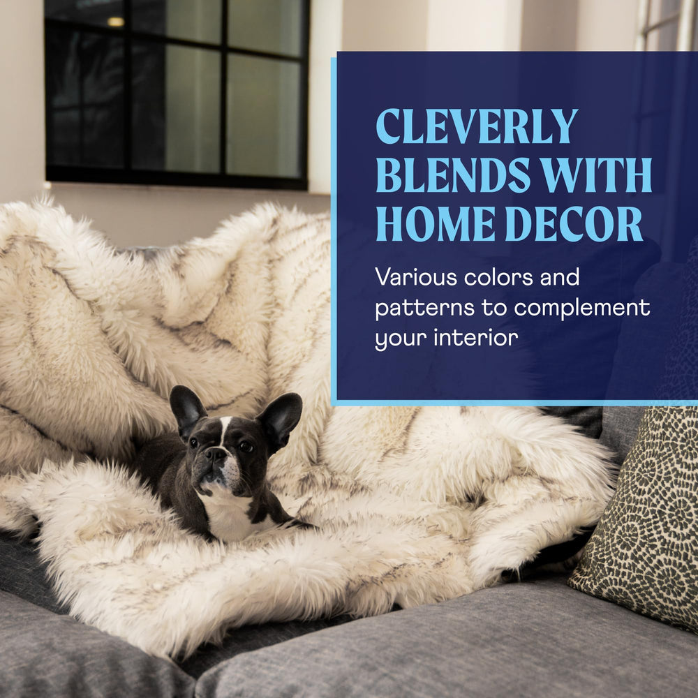 PAW BRANDS PupProtector cozy-couch-protection offers a secure spot for pets to snuggle.