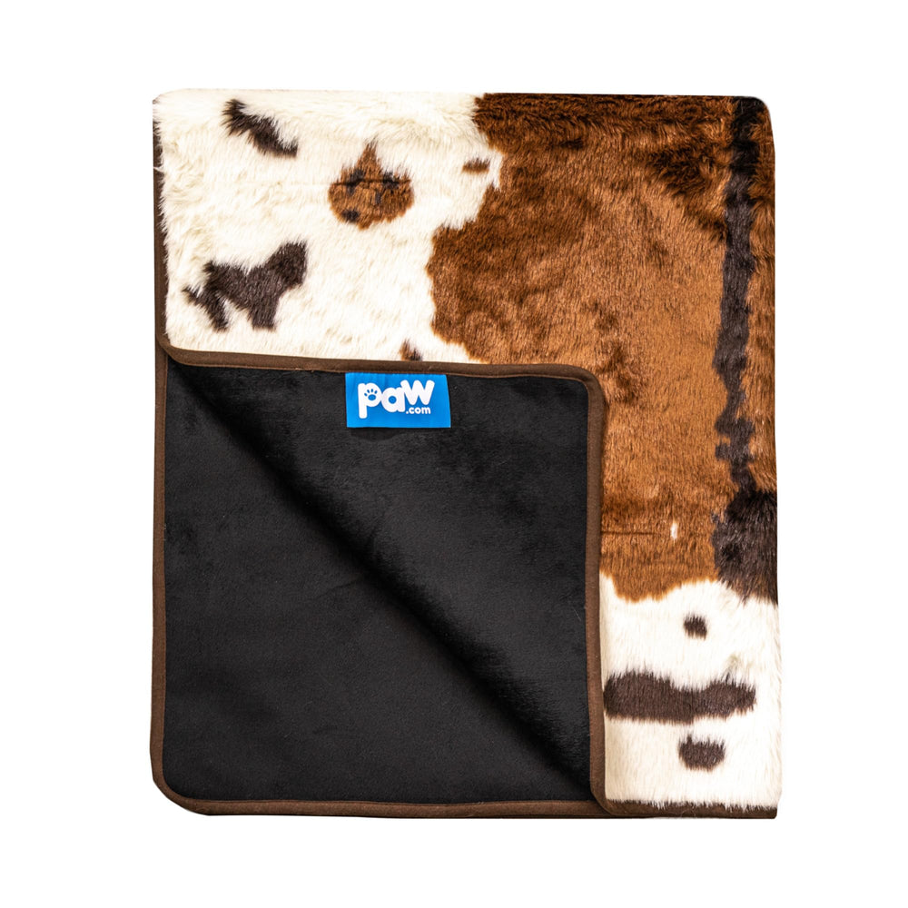 PAW BRANDS PupProtector soft faux fur texture delivers calming comfort for resting pets.