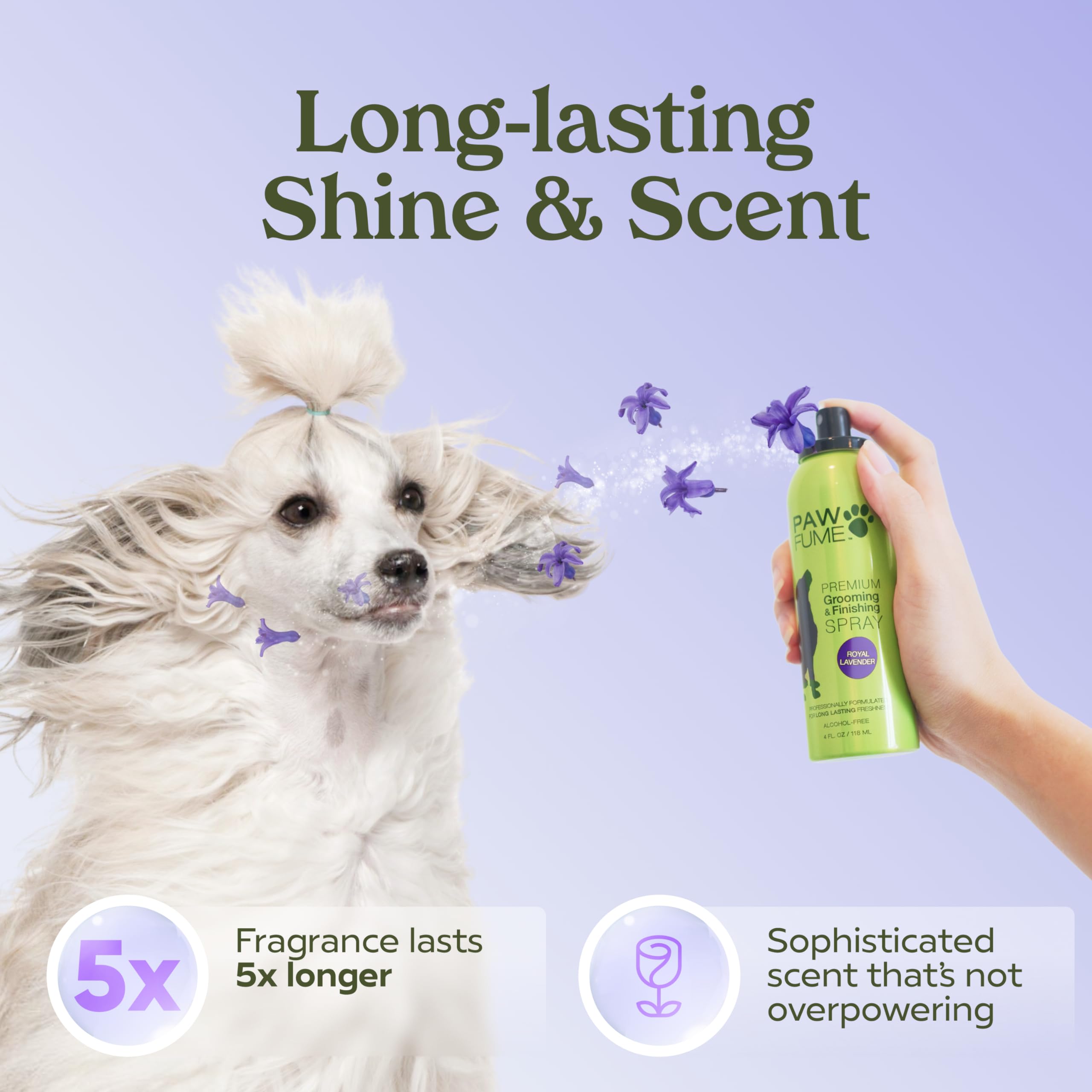 Paw Fume Leave-In Conditioner Dog Spray for park-use and on-the-go refresh.