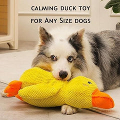 Paw Gem Mellow Yellow Duck Toy chew-ready texture for safe gnawing