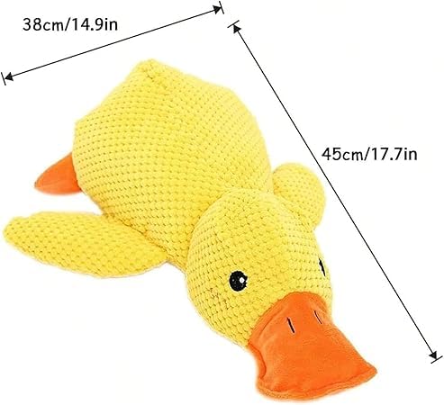 Paw Gem Mellow Yellow Duck Toy soft plush for cozy cuddles