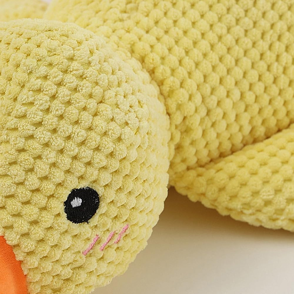 Paw Gem Mellow Yellow Duck Toy washable surface for easy cleanup