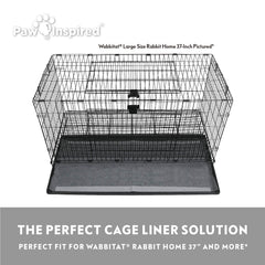 Paw Inspired bamboo-charcoal odor-control technology helps maintain a fresh enclosure.