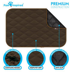 Paw Inspired moisture-wicking top layer absorbs dampness efficiently