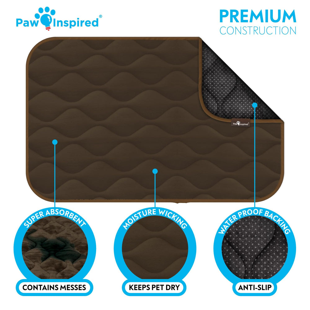 Paw Inspired crate mat odor-control feature helps maintain fresh spaces.