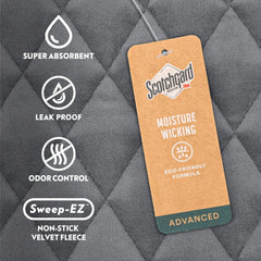 Paw Inspired edge-protected pee pads help prevent leaks and messy corners.